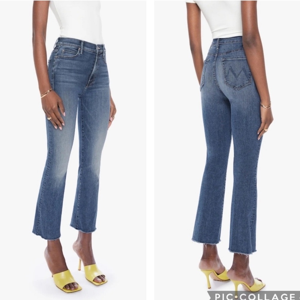 MOTHER The Hustler Ankle Fray Jeans in Healing Jar - Size 27